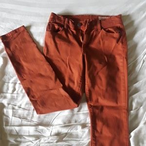 Rust colored jeans